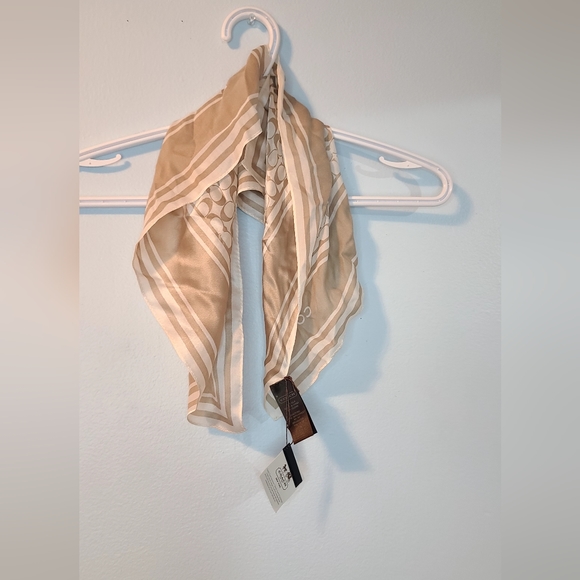 Coach Small Square Scarf - 20-21 Inches - Picture 2 of 9